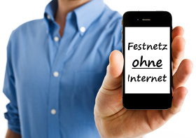 Festnetz-Telefonanschluss ohne Internet