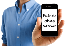Festnetz-Telefonanschluss ohne Internet